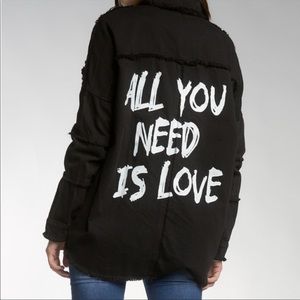 NWT Elan All You Need is Love Devan Jacket